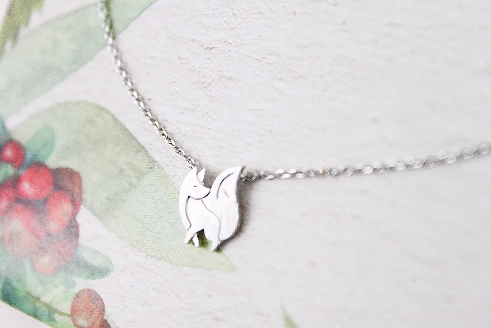 Ожерелье Jinleansu с подвеской в виде лисы для женщин и девушек ювелирное изделие