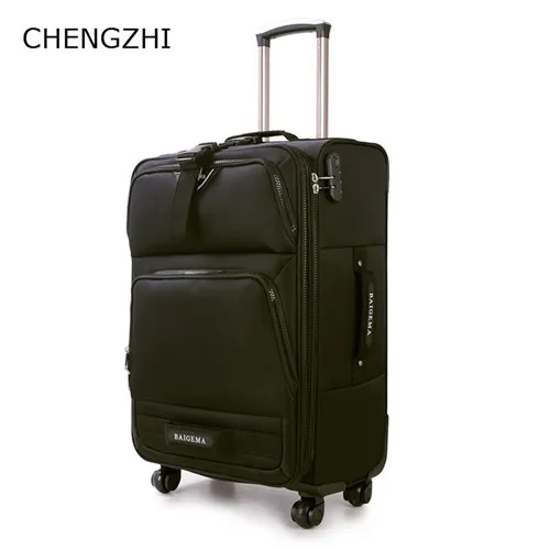 5 CHENGZHI 2" 24" 2" дюймовый импортный водонепроницаемый нейлоновый багаж на колесиках Спиннер чемодан на колесиках модные дорожные сумки на колесиках - Цвет: 5