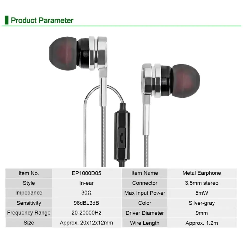 DUSZAKE DM9 In-ear Earphone Headset Hifi Earbuds Bass Ear With Mic for Samsung Xiaomi Huawei Cellphone | Электроника