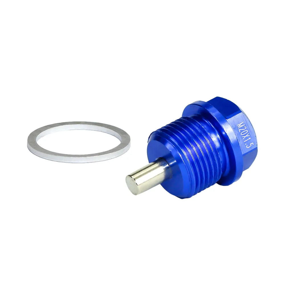 Магнитная дренажная масляная пробка CNSPEED M20 * P1.5MM алюминиевый болт сливная для