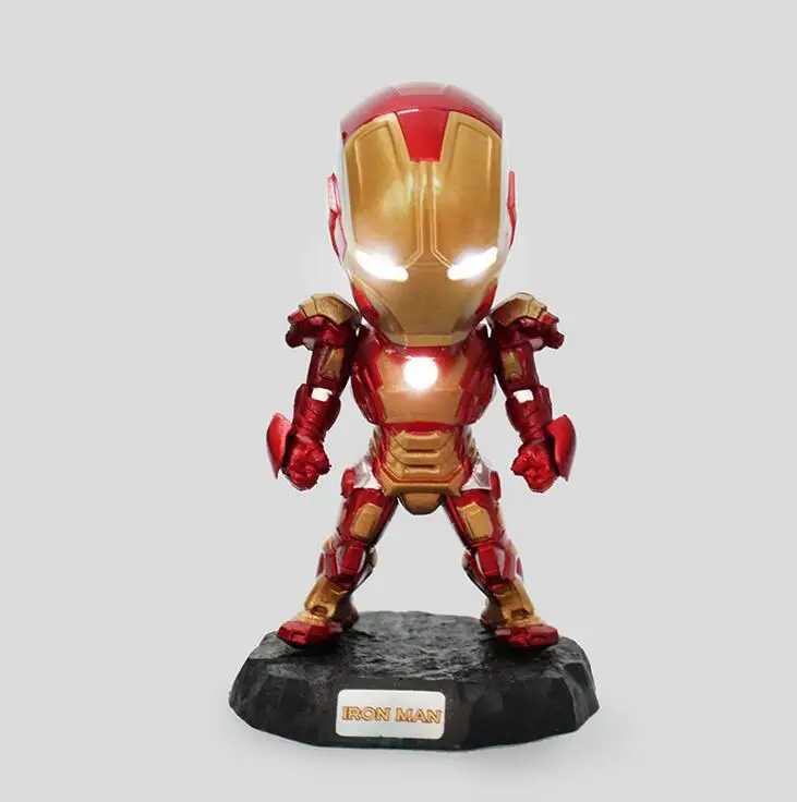 Фигурку Железный человек светодиодный шлем и броня модель с BaseToys Патриот фигурка