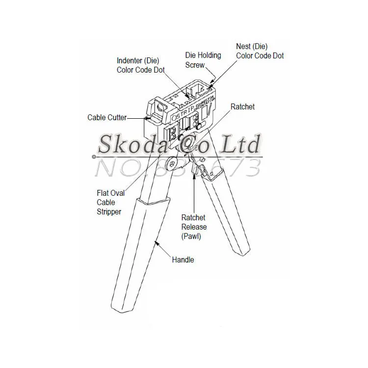 Углеродистая сталь 8P8C/RJ45 сети обжимные инструменты AMP плоскогубцы TL 808|crimping