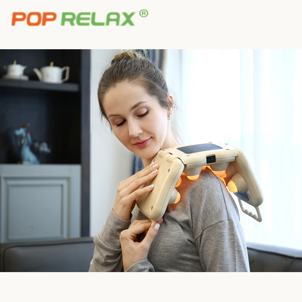 POP RELAX 11 шары натуральный нефритовый ролик массажер проектор светодиодный фотон
