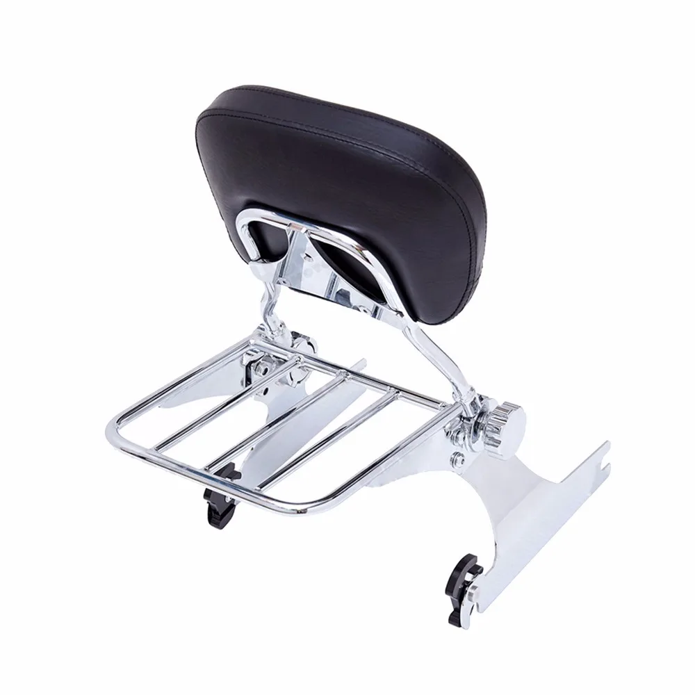 Backrest Sissy Bar Luggage Rack For Harley Dyna Street Bob Super Glide Low Rider | Автомобили и мотоциклы