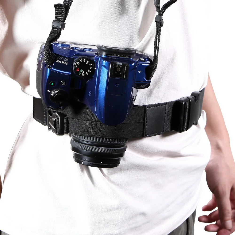 Meking DSLR Camera Waist Buckle Belt for Hiking Traveling Elastic Strap Length Adjustable Convenient Safe Rig | Электроника