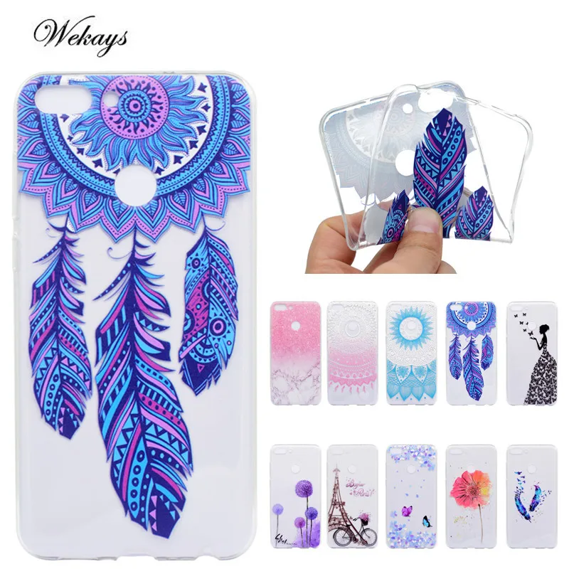 Wekays для Huawei Enjoy 7 S Чехол мультяшная Бабочка девушка мягкие силиконовые чехлы