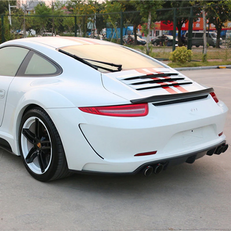 Углеродное волокно багажник спойлер пригодный для 2012 2015 Carrera 911 991 заднее крыло VRS V