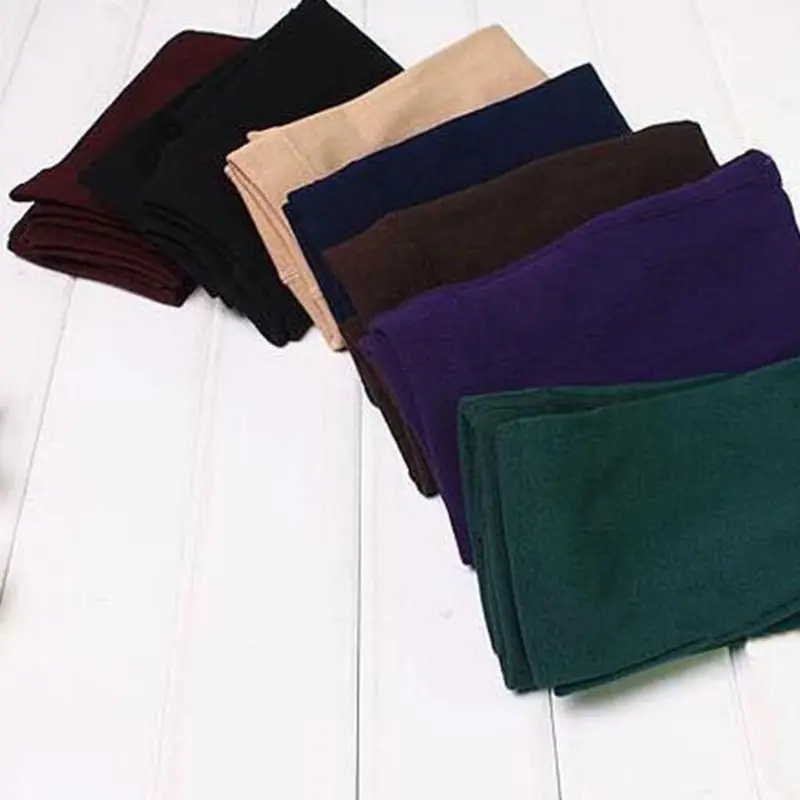 Женские Эластичные плотные вельветовые колготки с высокой талией теплые