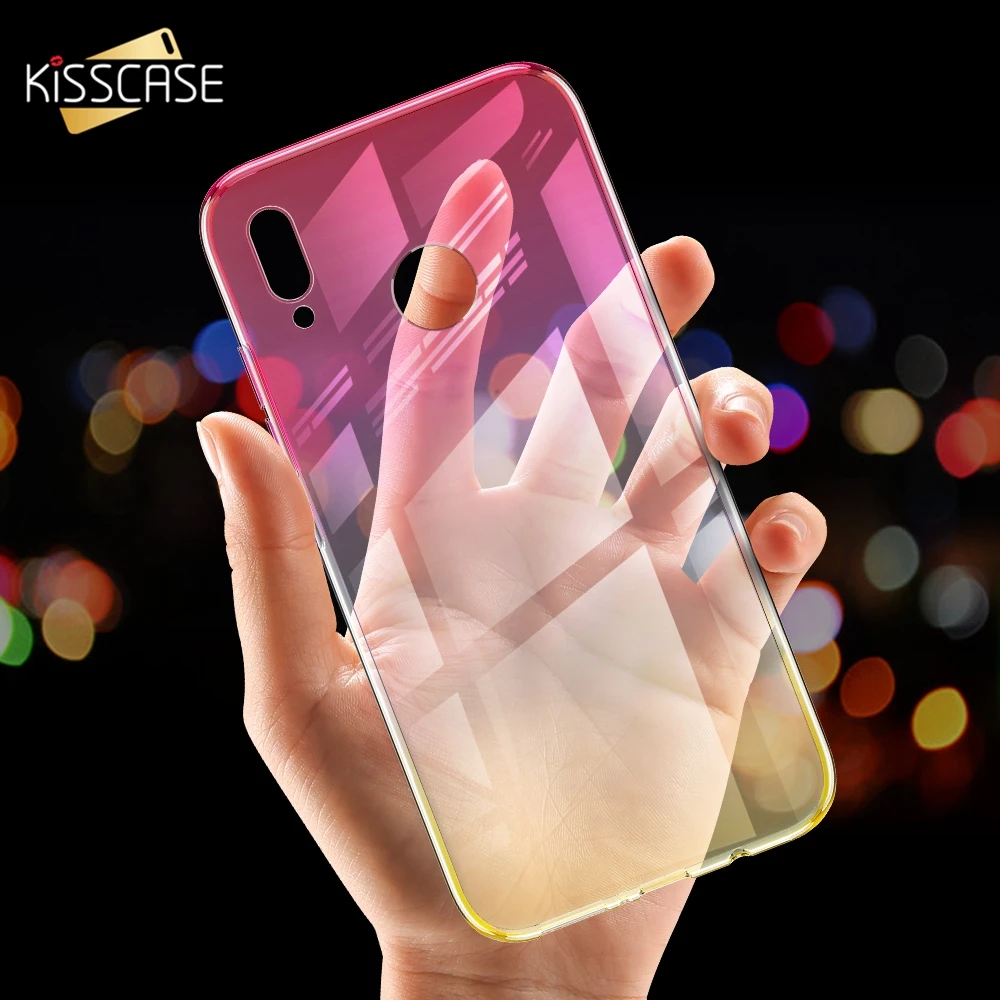Ультратонкий цветной чехол KISSCASE для телефона Xiaomi Redmi 4X Note 5A 5 Plus Mi8 Se мягкий из ТПУ
