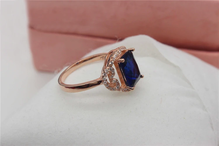 1 шт. прямоугольное кольцо с искусственным турмалиновым горным хрусталем