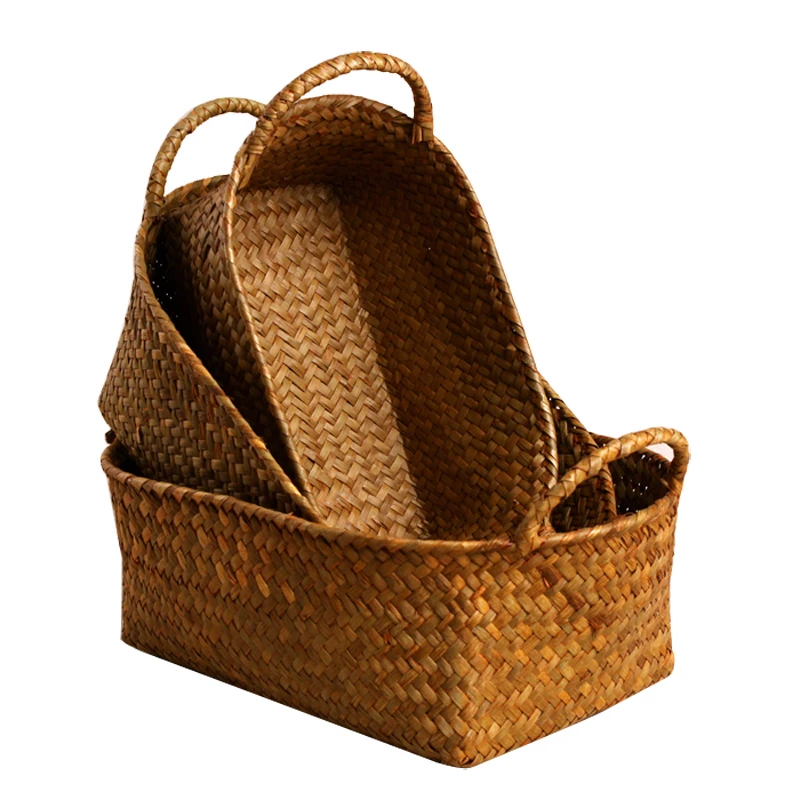 Плетение из прутьев хранилище корзина для фруктов блюдо ротанга коробка