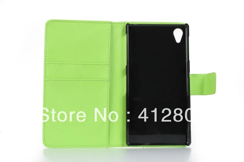Black PU Wallet Back Credit Card Stand Cover Case for Sony Xperia Z1 L39h Honami C6906 C6903 C6902 C6943 Free Shipping | Мобильные