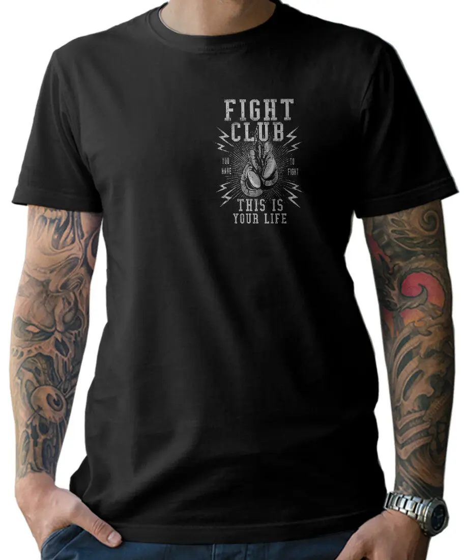 Футболка Fight Club Mma боксерская летняя футболка с круглым вырезом и коротким