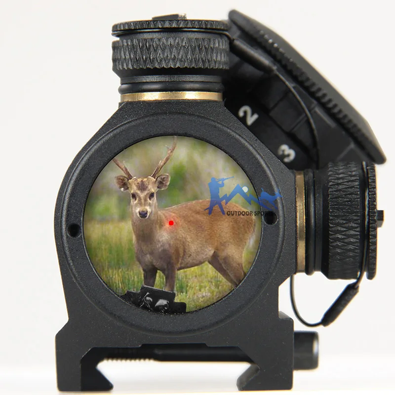 Canis Latrans Тактический фонарь 1x20 мм HD Коллиматорный прицел 3 MOA укрепляющая маска для