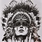 Тату-Наклейка на тело большая рука, водостойкая