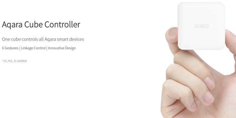 Xiaomi Aqara Magic Cube контроллер Zigbee версия управляется шестью мерами для умного дома устройство работает с приложением Mijia Home