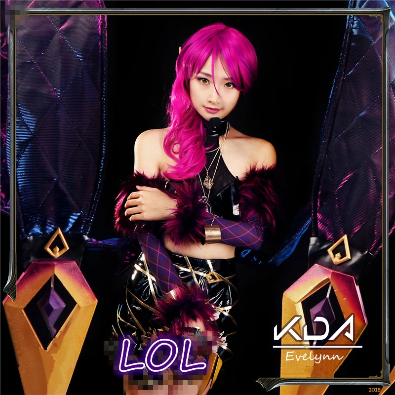 Женский костюм для косплея Evelynn KDA сексуальное платье юбка на заказ|Игровые