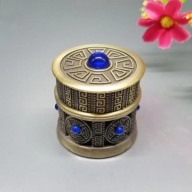 8g Jar 8 г винтажная стеклянная банка с матовым кремом 12 мл, бутылка-контейнер для косметики, металлический чехол, украшение для рукоделия, подарок - Цвет: 8g Jar