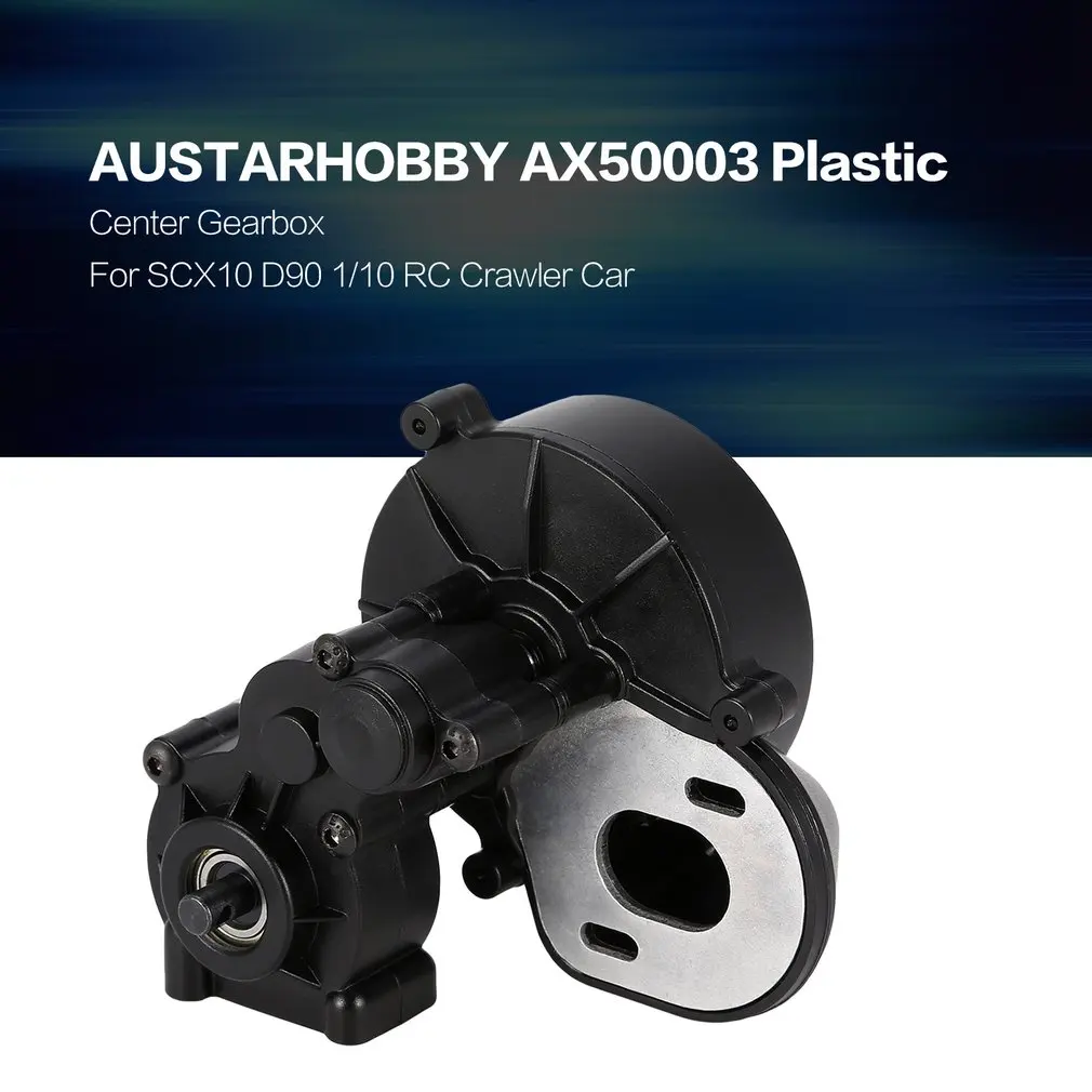 AUSTARHOBBY AX50003 Plastic Complete Center Gearbox Transmission Box with Gear for Axial SCX10 D90 1/10 RC Crawler Car | Игрушки и хобби