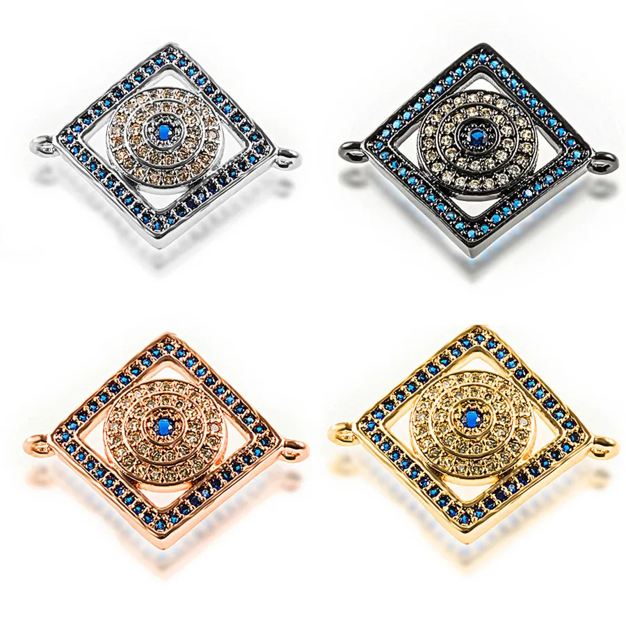 Ювелирные соединители ручной работы Hamsa Hand Evil Eye Charm аксессуары Принадлежности