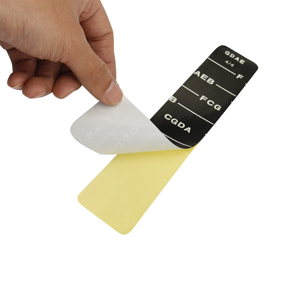 10 шт. 4/4 скрипки наклейки со шкалой узнать скрипка весы гриф Примечание Лада