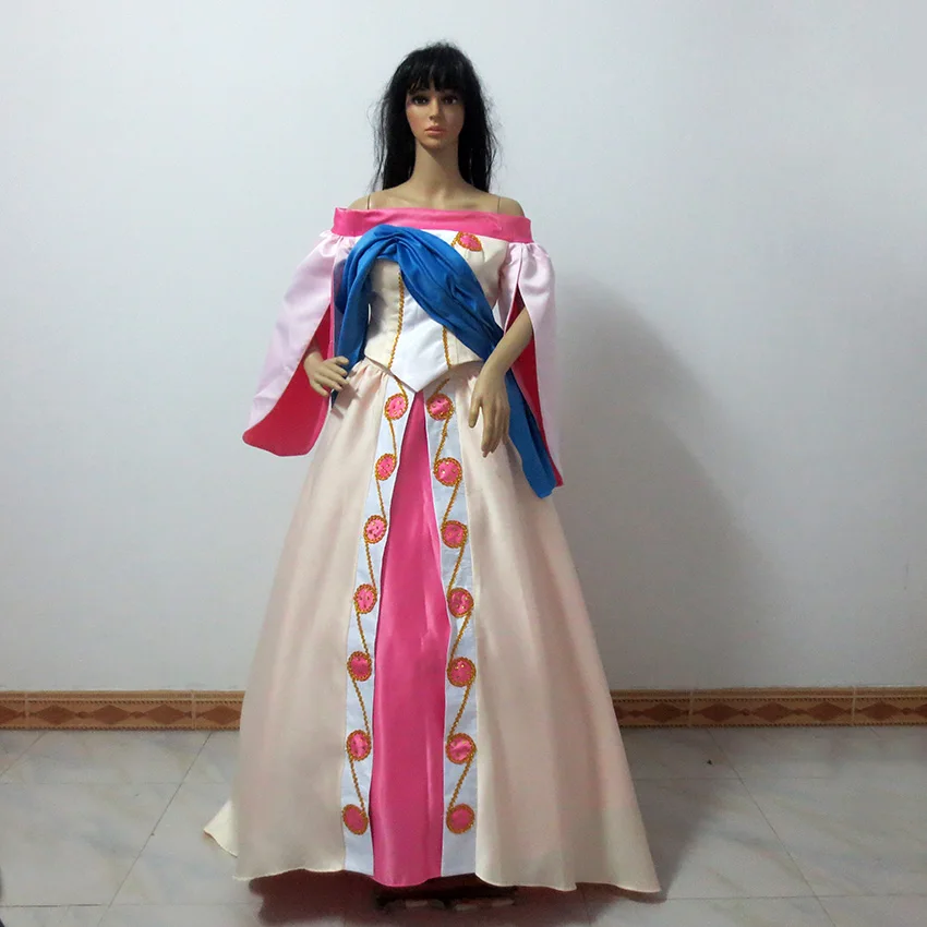 Анастазия Косплей Костюм сцены/рождественское платье на заказ Бесплатная