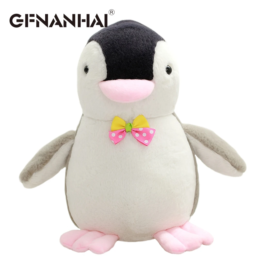 

1pc 20cm cute Sounding penguin plush toy Squeaky Shape Toy Air squeeze sound baby dolls for kids kawaii birthday gift