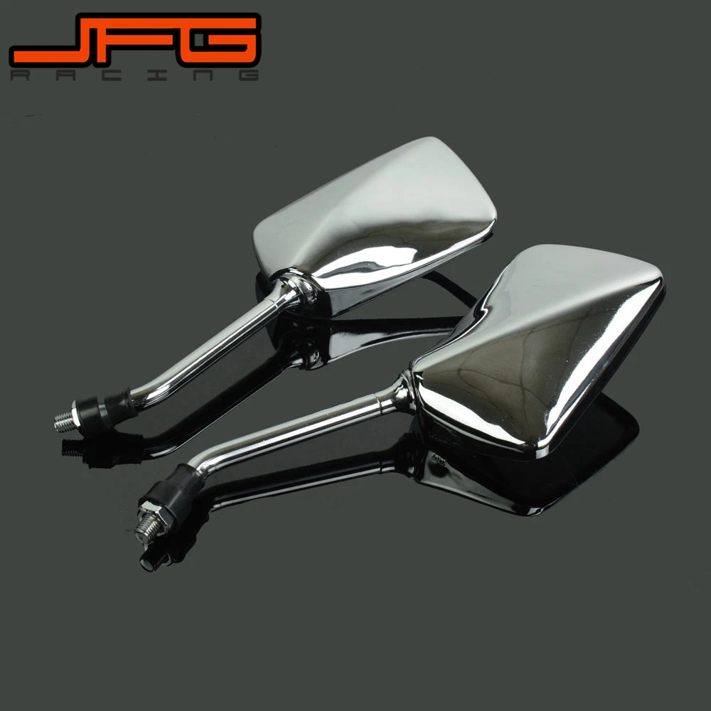 

Motorcycle Side Mirror Universal Machined Aluminum Round Chopper Rearview Mirrors For CB400 CB1000 VT250 ZRX400 Street Bike