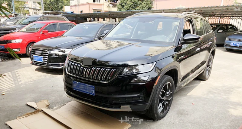 Новое поступление защитная крышка для переднего и заднего бампера bull bar Skoda Kodiaq.304