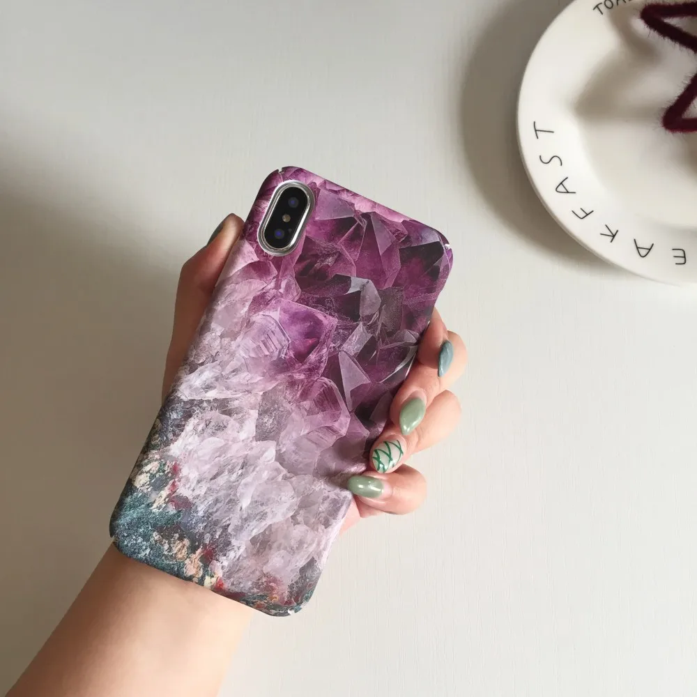 Роскошный абстрактный 3D Выбивает Световой чехол для iPhone X XS MAX XR Жесткий Чехол ПК 6