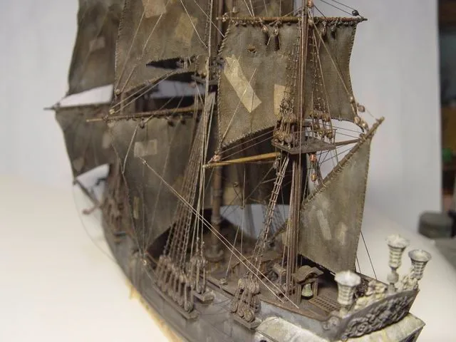 NIDALE Модель Масштаб 1/96 черный жемчуг Пираты Карибского моря деревянный парус