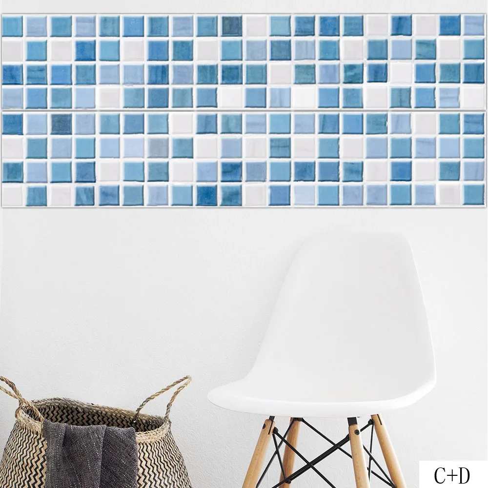 Марокканская Модная водостойкая наклейка на керамическую плитку самоклеящаяся