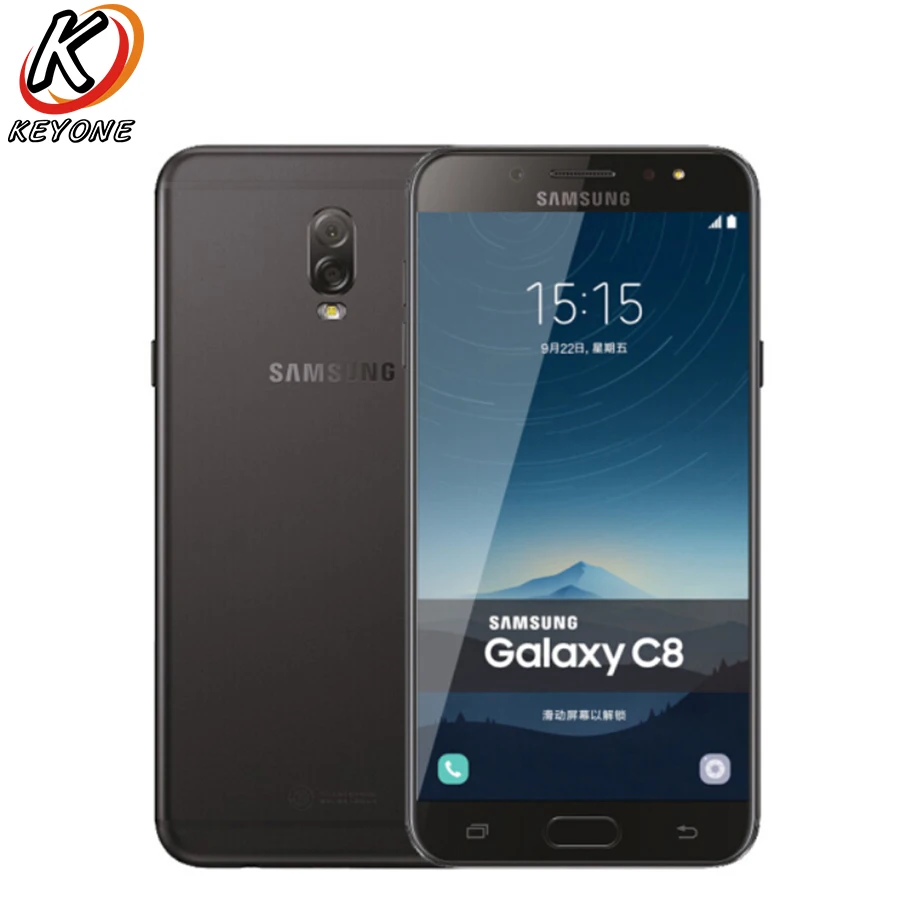 Samsung GALAXY C8 C7100 LTE мобильный телефон экран 5 дюйма 3 Гб ОЗУ 32 ПЗУ двойная задняя