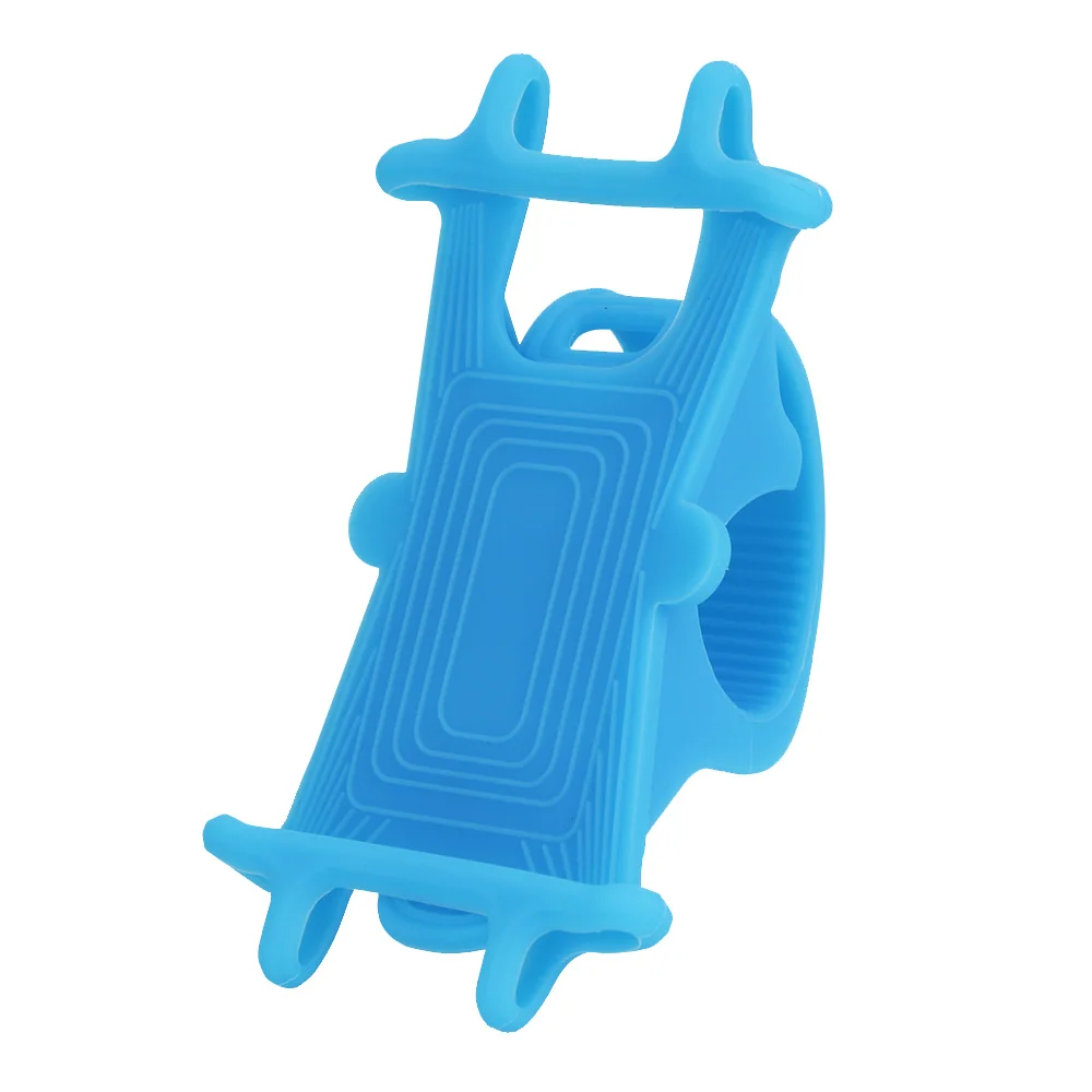 Blue Rovtop Bicycle Phone Holder for IPhone Samsung Universal Mobile Cell Phone Holder Bike Handlebar Clip Stand GPS Mount Bracket - Цвет: Blue