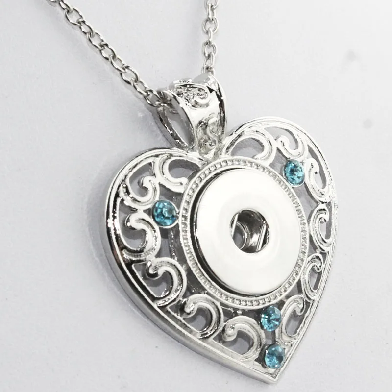 3 цвета 2016 новейшие кулоны в форме сердца с кристаллами металлические кнопки