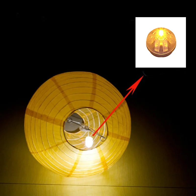 Лидер продаж 100 шт./лот круглый шар Светодиодные воздушные шары мини лампы для