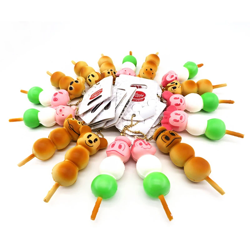 Kuutti Squishy 30 шт./партия оптовая продажа подлинный кавайный мультфильм аниме голова