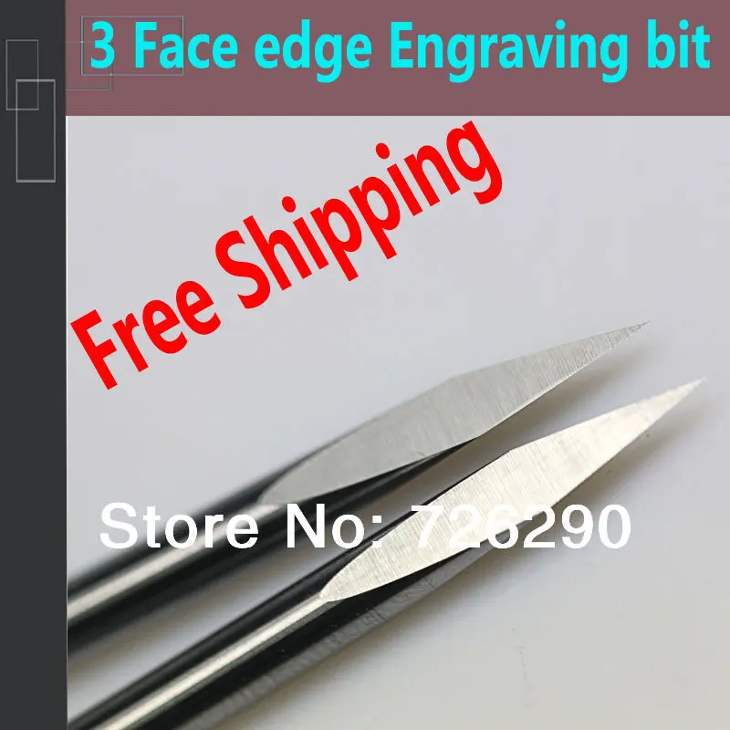 HUHAO 5 шт. 4 мм диаметр 20 углов наконечник 0 1 3 кромки твердосплавные