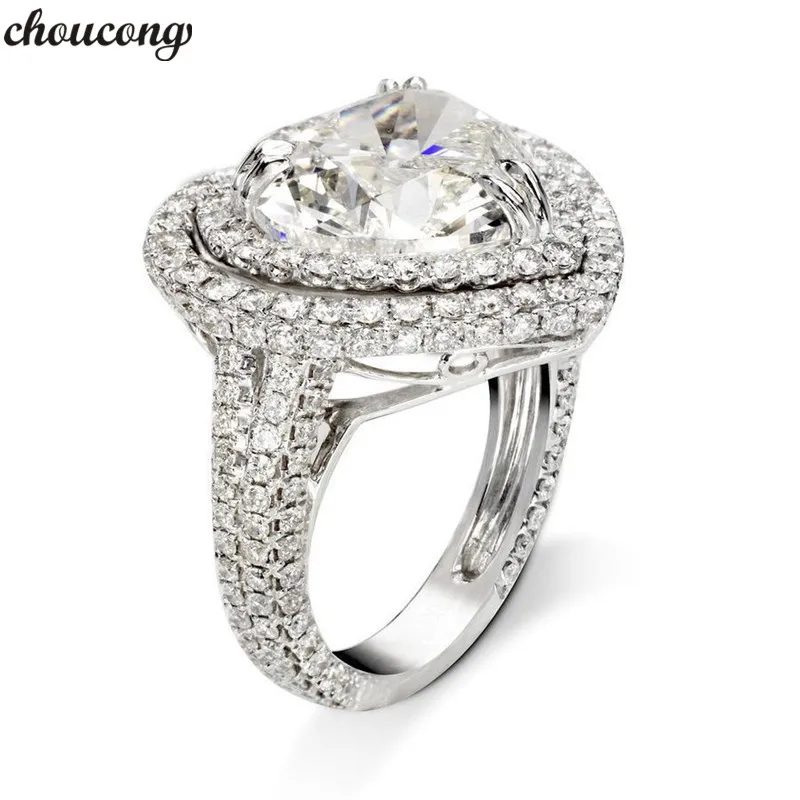 Кольцо женское из серебра 925 пробы с фианитом|Кольца| |