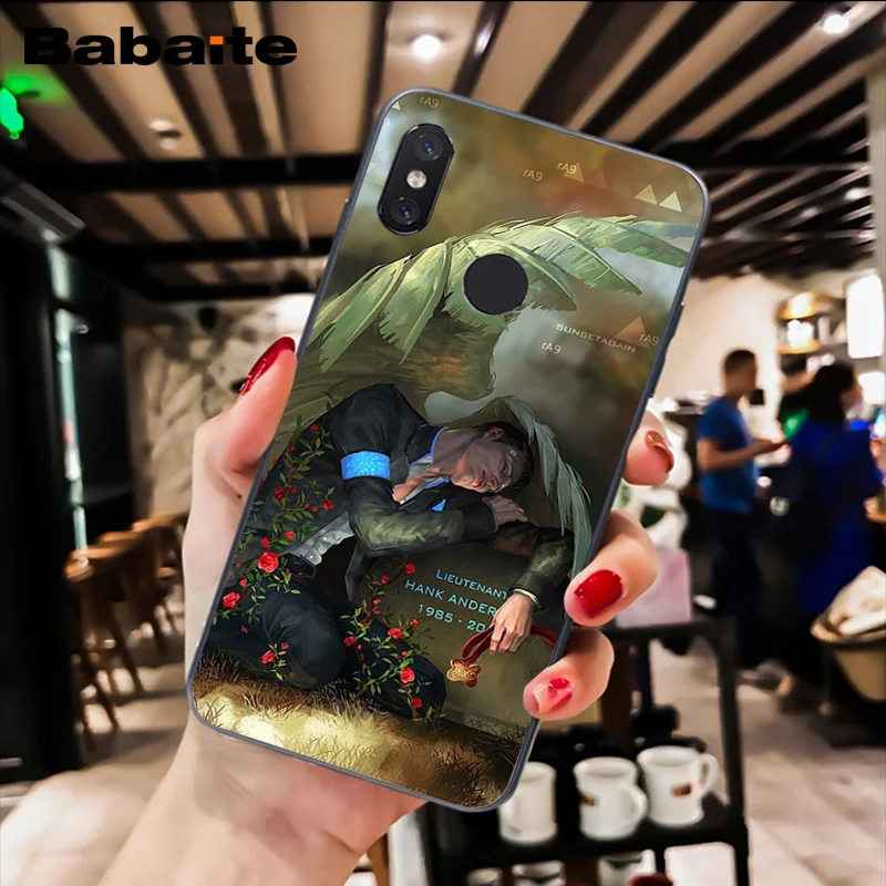Babaite Детройт стать человеком Android RK800 Кара чехол для телефона Xiaomi MiA1 A2 lite F1 Redmi8 4X 5Plus