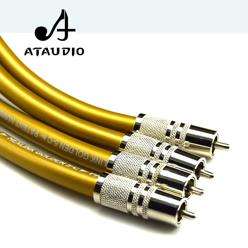 ATAUDIO одна пара Hifi Cardas RCA кабель Pure OCC HIFI для соединения|Кабели VGA| |