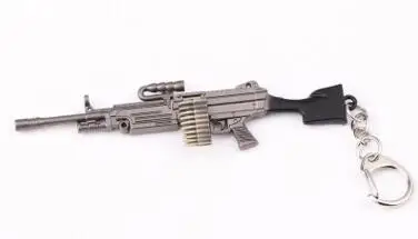 24 Игра PUBG брелок Playerunknown Battlefield косплей реквизит брелок llaveros 98K AWM Мини Подвеска для фанатов 10 см игрушечный пистолет подарки - Цвет: 24