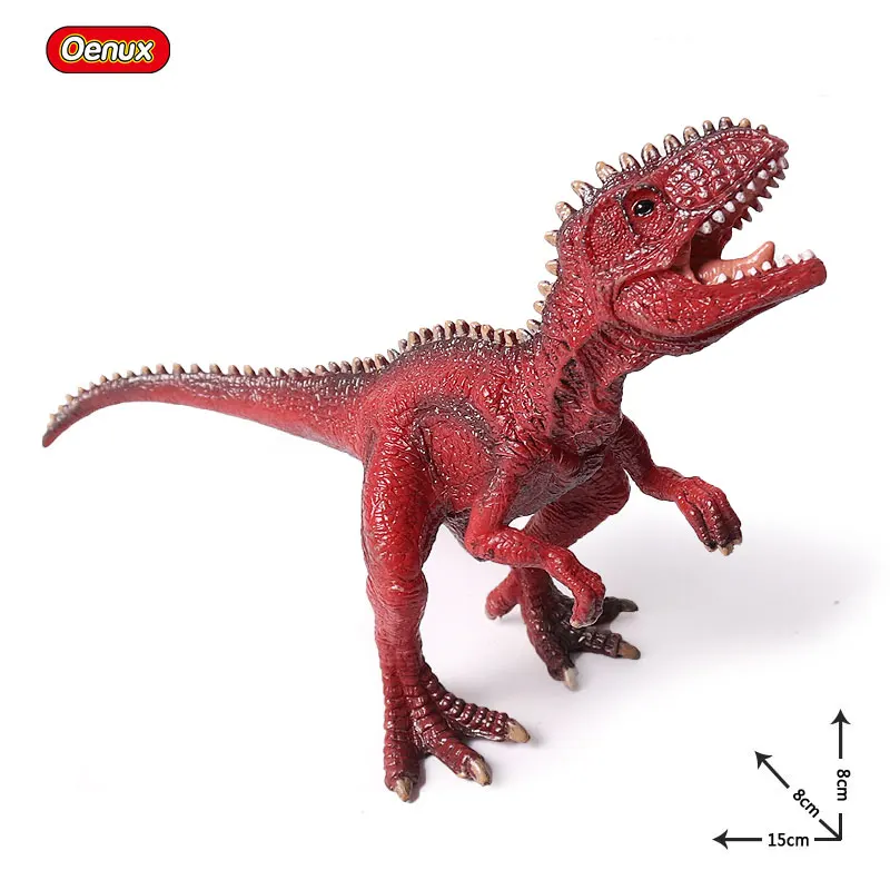 Without Box Oenux достаринный дикарь Юрского Периода Динозавры фигурки T-Rex pterodacktyl Велоцираптор Модель Фигурки Коллекция детская игрушка - Цвет: Without Box
