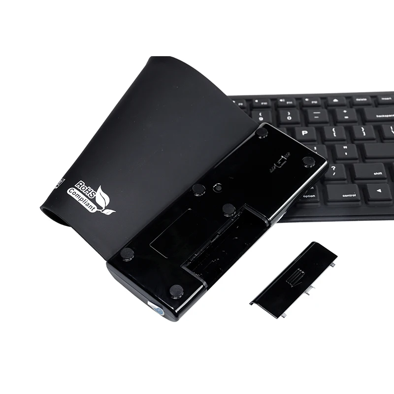 CHINFAI KB-6114 102 ключей складной беспроводная клавиатура Bluetooth кремния