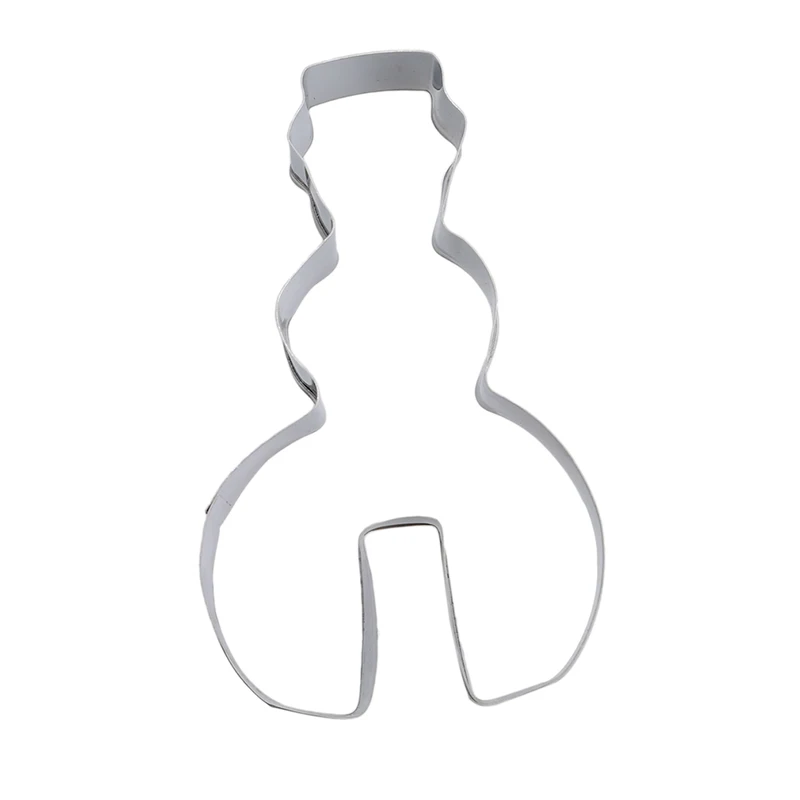 Нержавеющая сталь 8 шт./компл. 3D Рождество формочки для печенья Форма торта Fondant