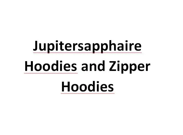 Jupitersapphaire толстовки и толстовки на молнии