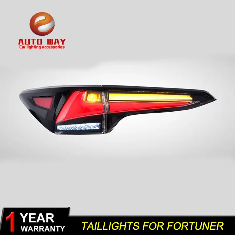 Автомобильный Стайлинг задние фонари задний фонарь чехол для Toyota Fortuner- Toyota Fortuner светодиодная сигнальная лампа Taillghts задний фонарь светодиодный