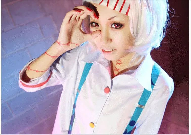 Одежда с надписью Tokyo Ghoul Vocaloid Косплэй костюм Juuzou Suzuya полный комплект одежды