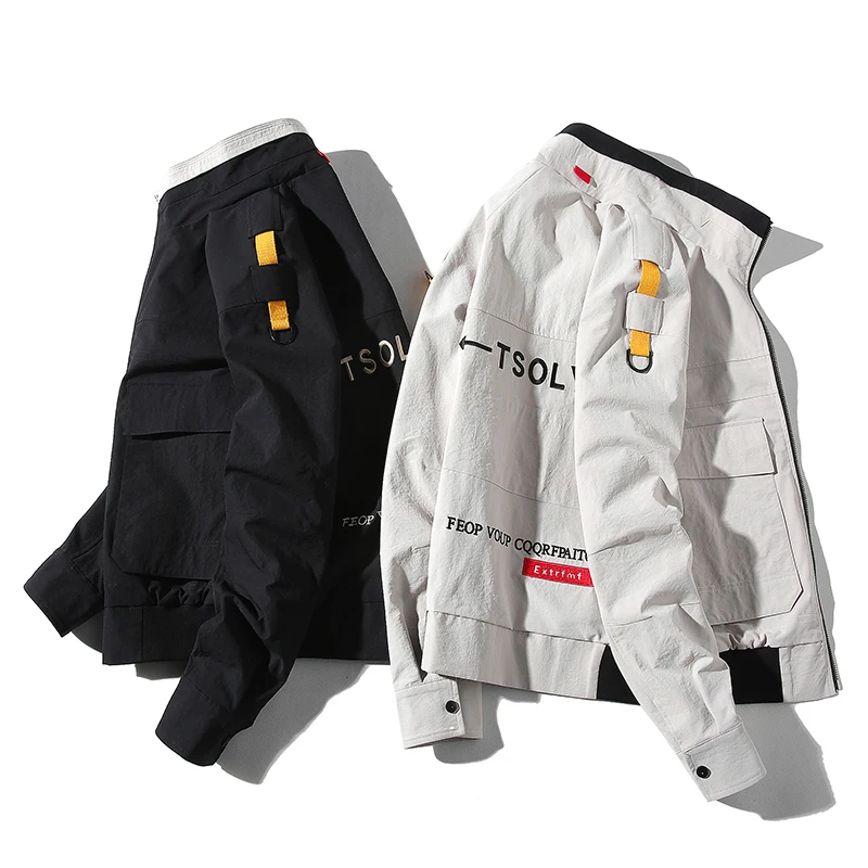 2019 Для мужчин на молнии модная куртка Повседневное Очаровательная Стиль большие