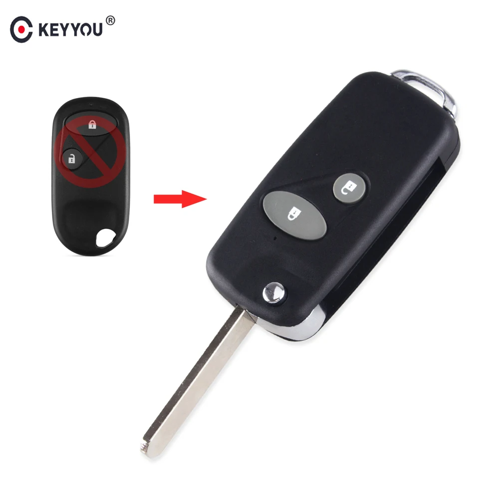 KEYYOU 2/3 кнопочный модифицированный автомобильный пульт дистанционного